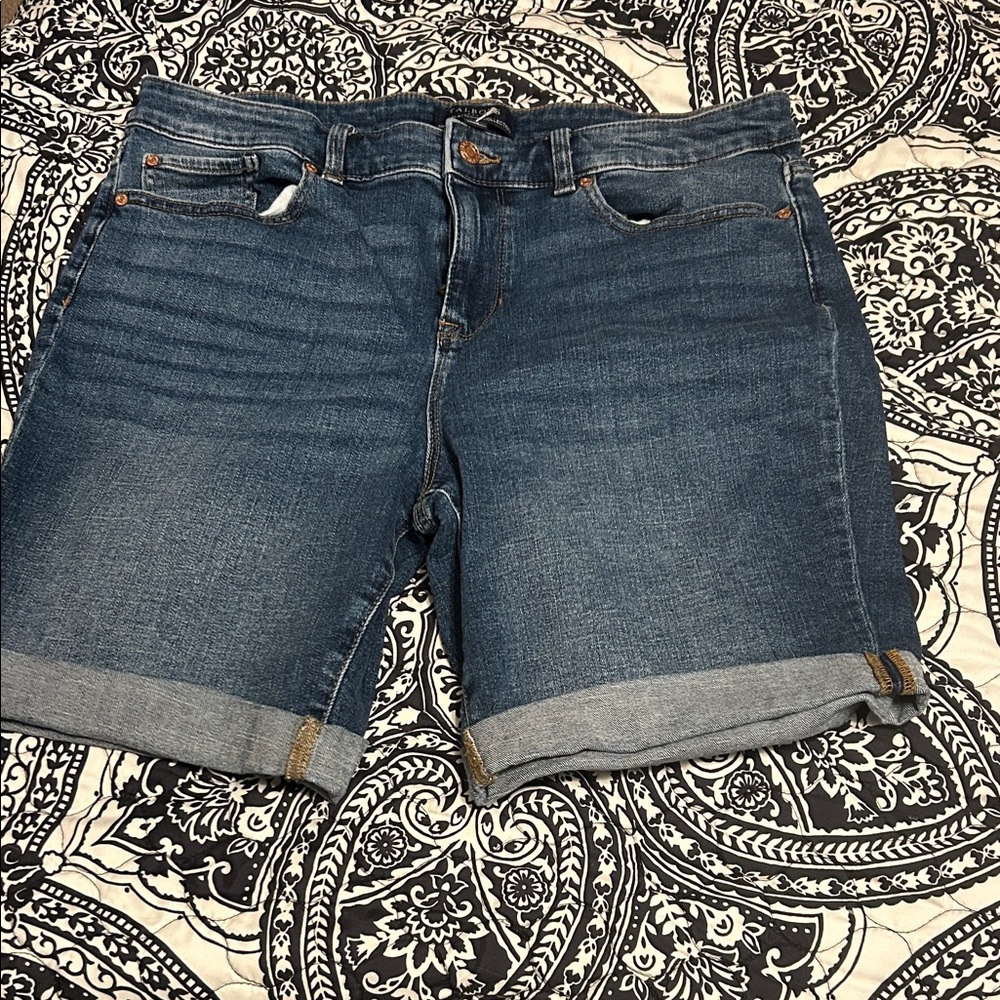 Talbots Classic Blue Jean Shorts